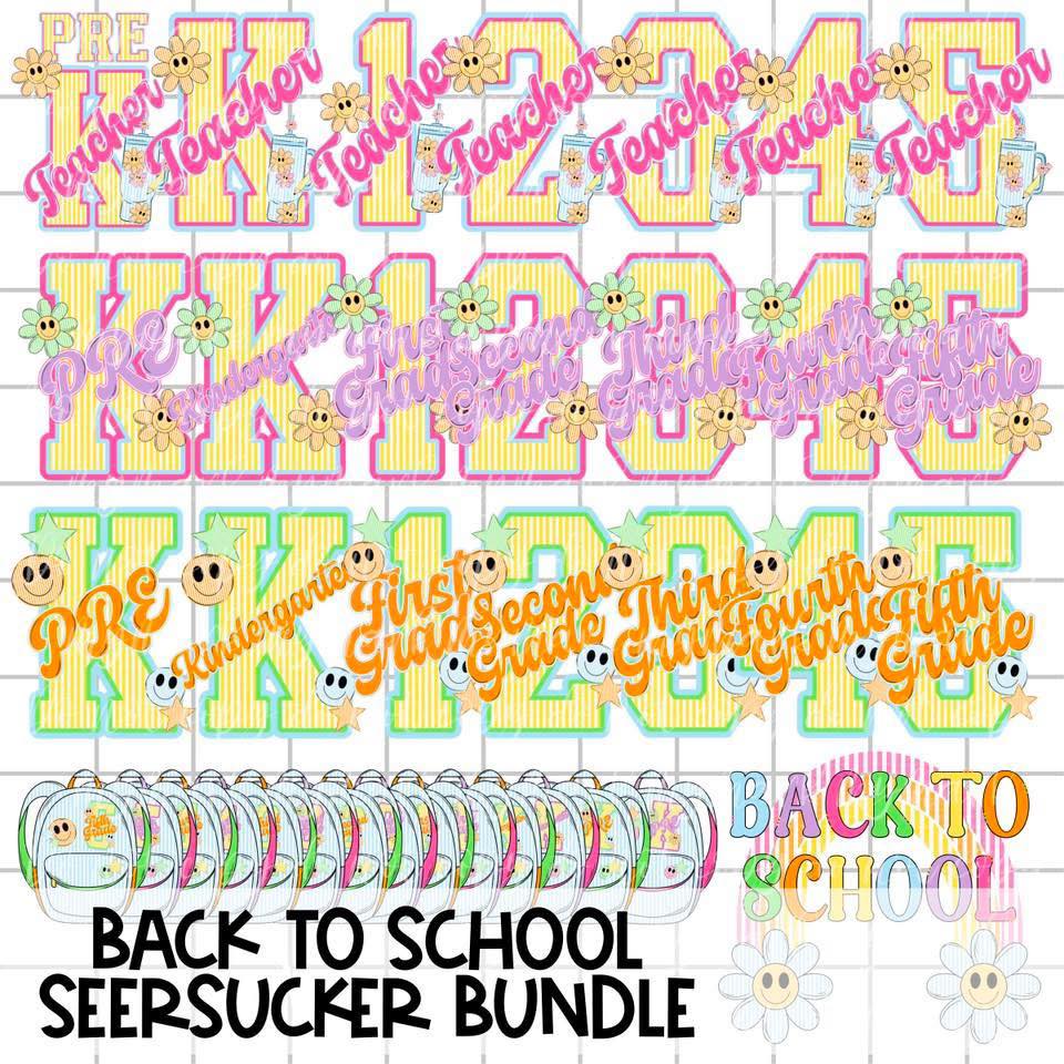 Back To School Seersucker Tees