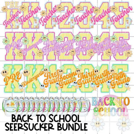 Back To School Seersucker Tees